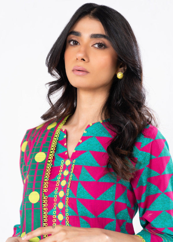 Khaddar 3-Piece Printed Winter Suit